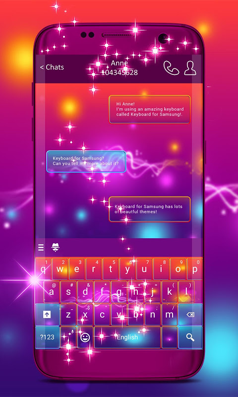 Keyboard Theme for Samsung Schermafbeelding 1