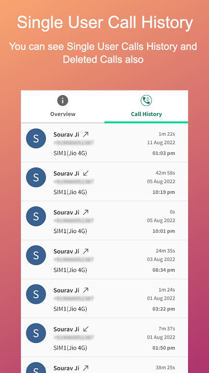 Cally - Call Backup & Recover Screenshot 4