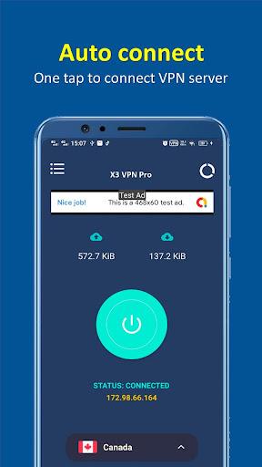 Schermata X3 VPN Pro - Fast , Secure & Unlimited VPN 2