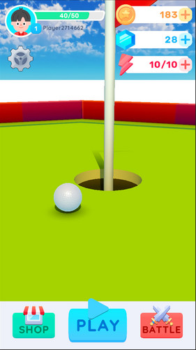 Mini Golf Battle Challenge 3D স্ক্রিনশট 1