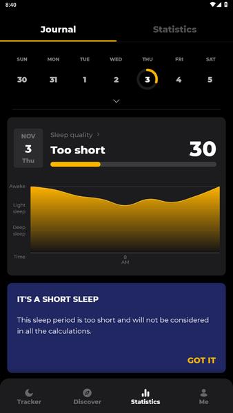 Sleep Tracker Скриншот 3