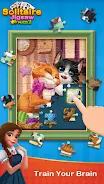 Solitaire Jigsaw Puzzle Zrzut ekranu 1