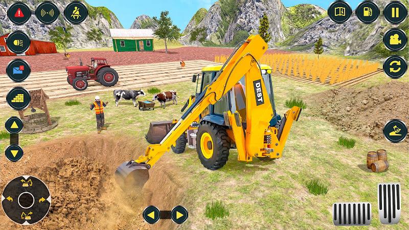 Village Excavator JCB Games应用截图第2张