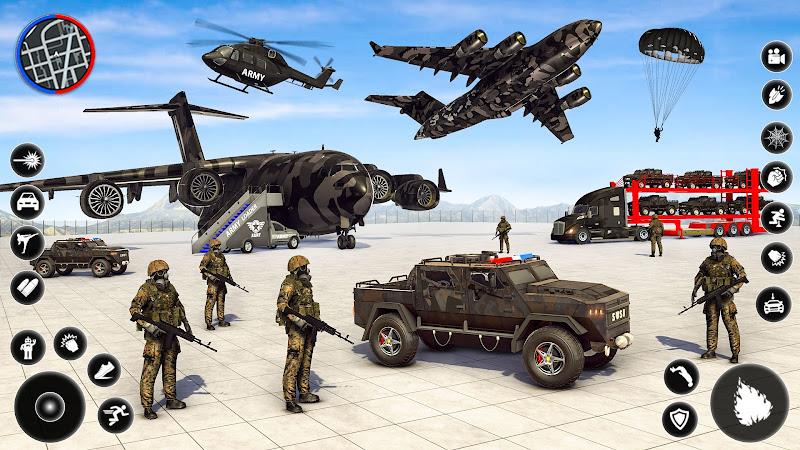 Army Transport Vehicles Games Schermafbeelding 3