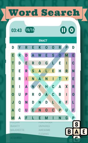 Classic Word Search Puzzle Screenshot 1