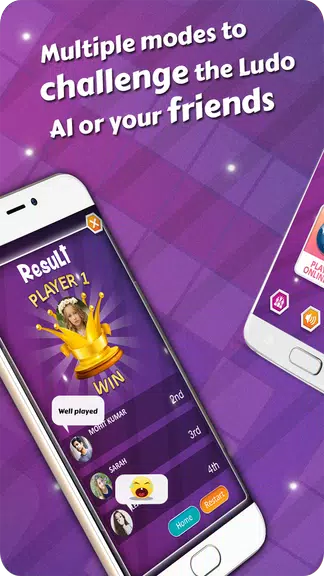 Ludo game - free board game play with friends Captura de tela 3