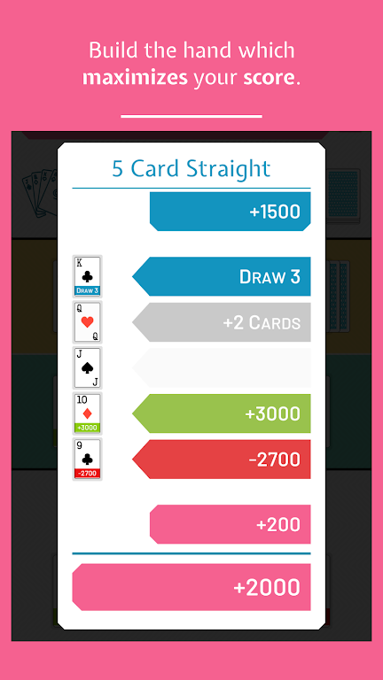 9-Draw: Poker Solitaire Puzzle Ảnh chụp màn hình 4