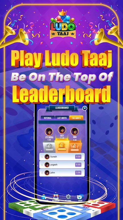 Ludo Taaj - Play Ludo & Win Captura de tela 3