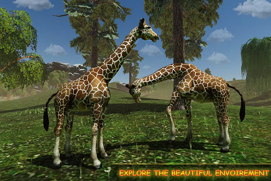 Giraffe Family Life Jungle Sim應用截圖第2張