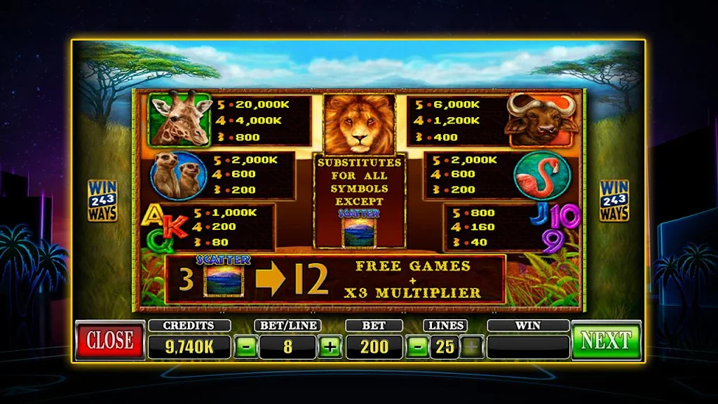 SLOT African Simba Ảnh chụp màn hình 4