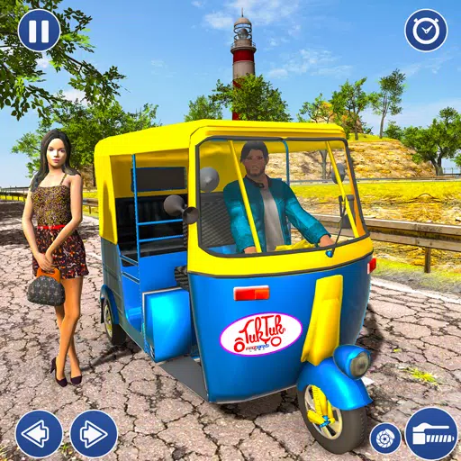 City Taxi Auto Rickshaw Game Screenshot 1