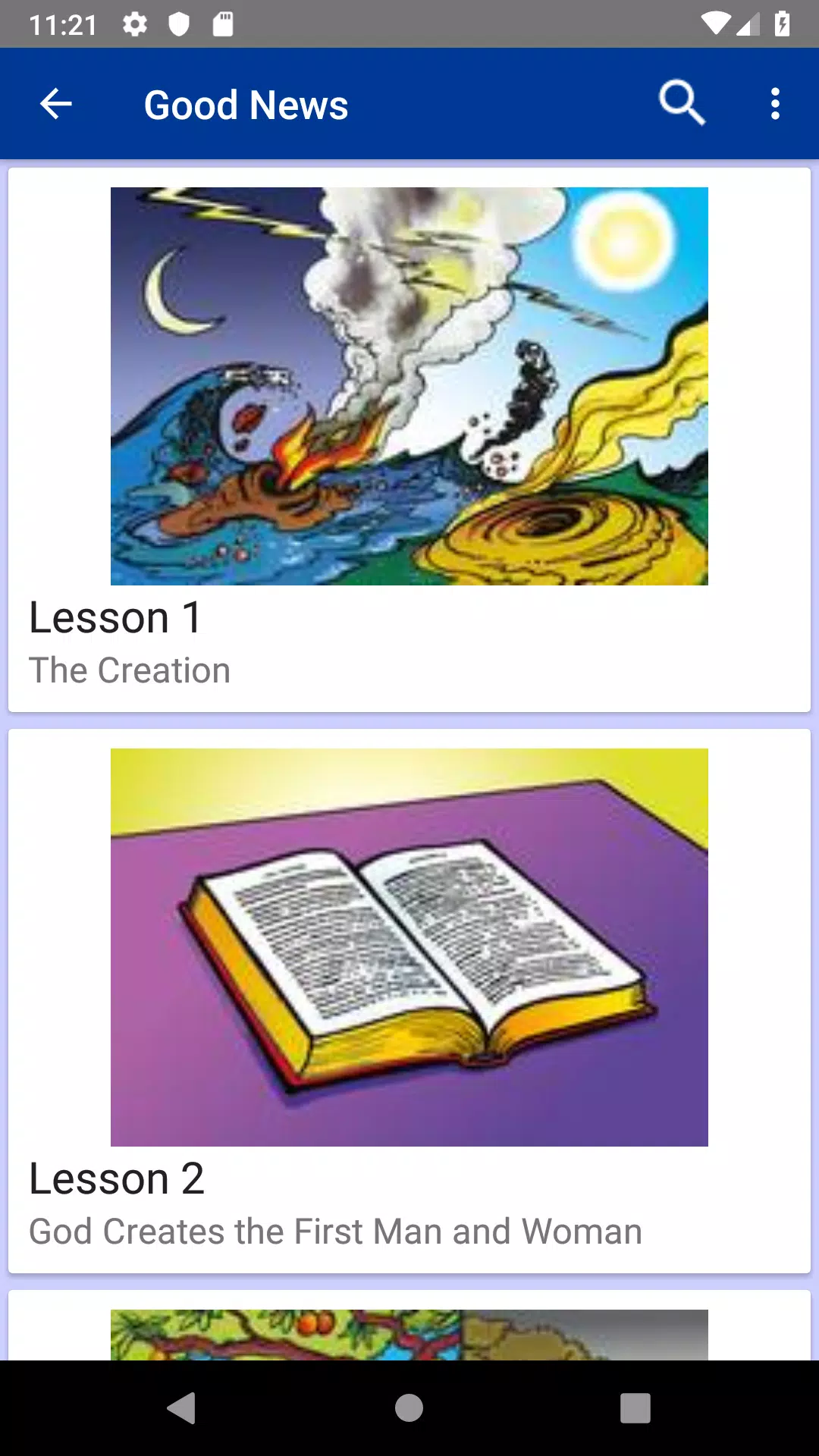 Sunday School Lessons Tangkapan skrin 2
