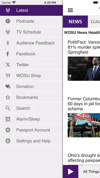 WOSU Public Media App Screenshot 2