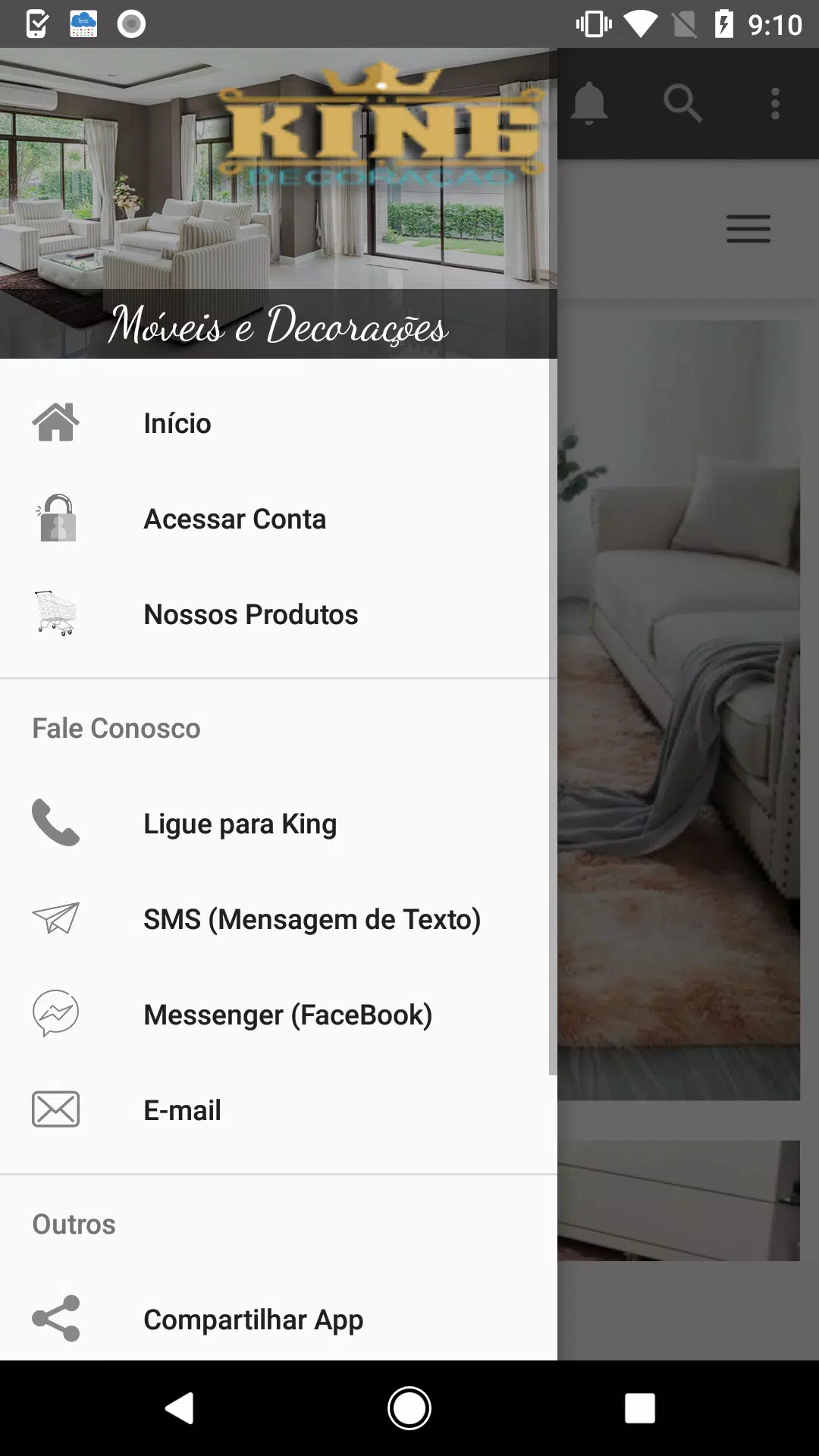 King Decorações Screenshot 2