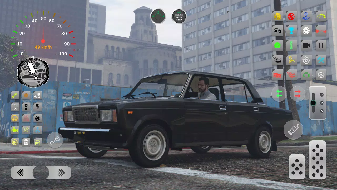 VAZ 2107 Simulator: Drift Lada Schermafbeelding 1