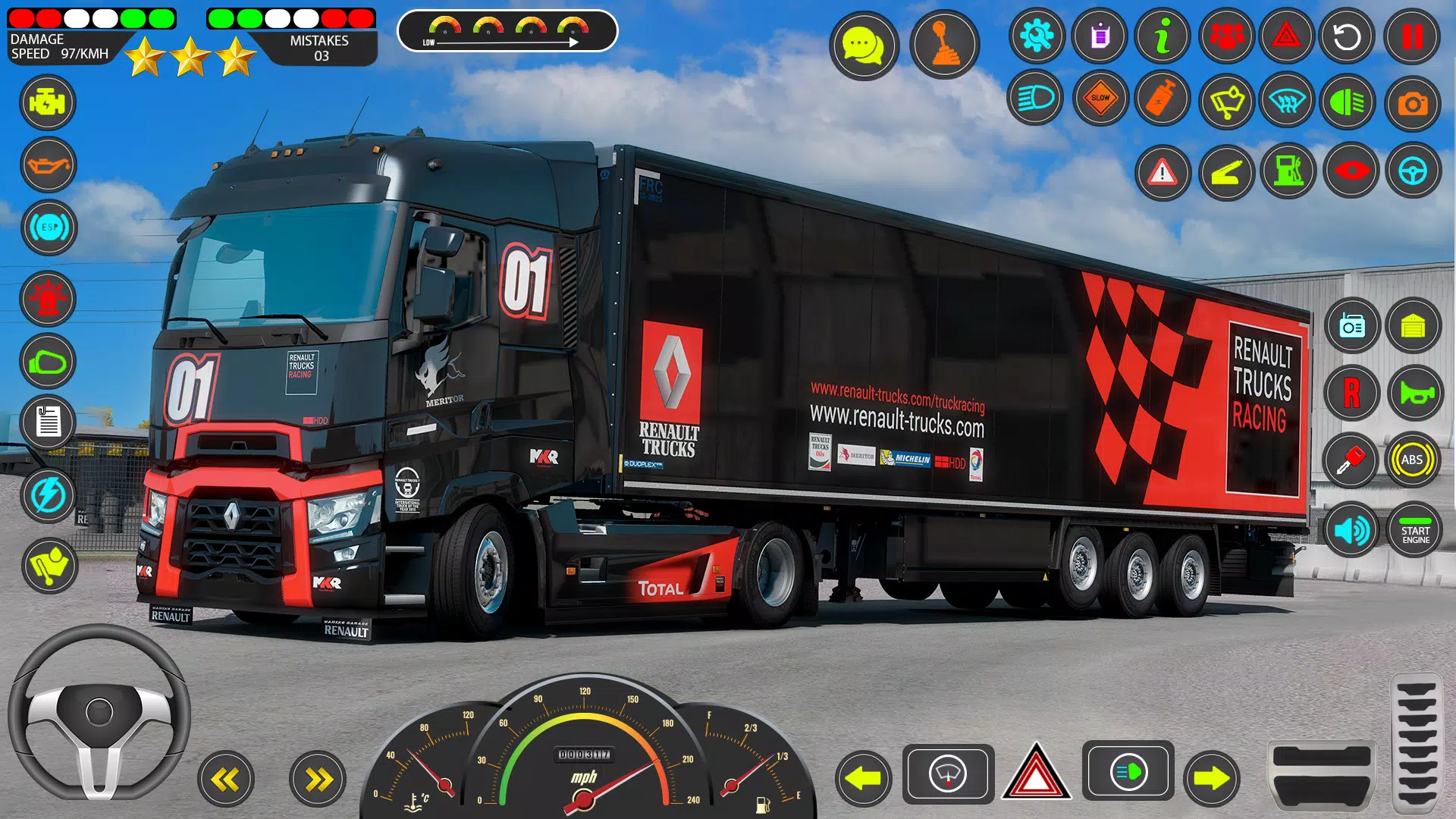 Euro Truck Games Sim 3d Captura de pantalla 4