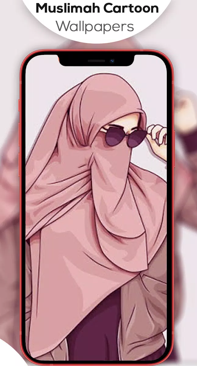 Muslimah Cartoon Wallpapers HD应用截图第4张