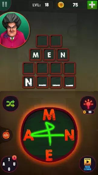 Scary Teacher : Word Games Tangkapan skrin 2