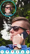 Smoke Effect Photo Editor Скриншот 1