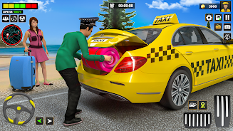 US Taxi Car Driving Games Tangkapan skrin 2