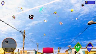 Pipa Layang Kite Flying Game Captura de pantalla 4