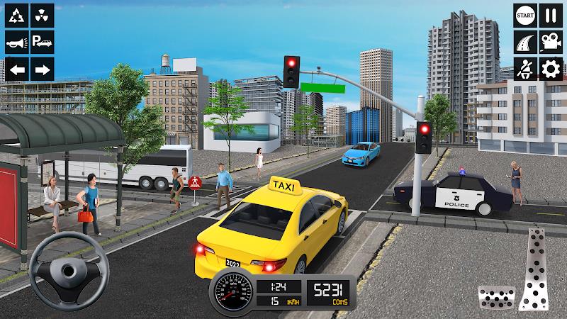 Taxi Simulator 3d Taxi Sim Скриншот 3