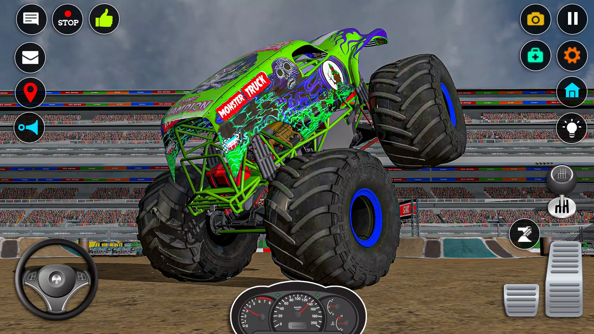 Monster Truck 4x4 Racing Games Tangkapan skrin 1