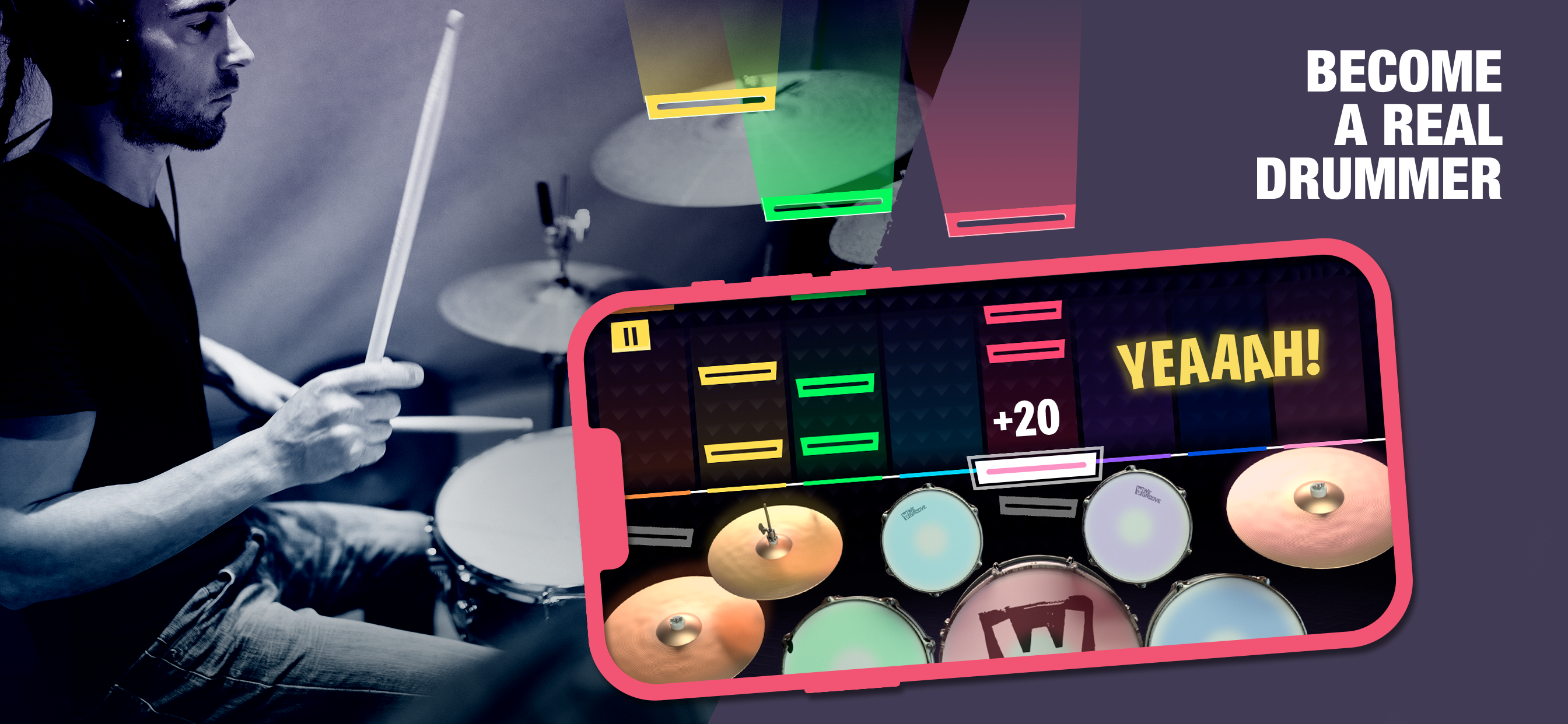 WeGroove: play & learn to drum Captura de pantalla 1