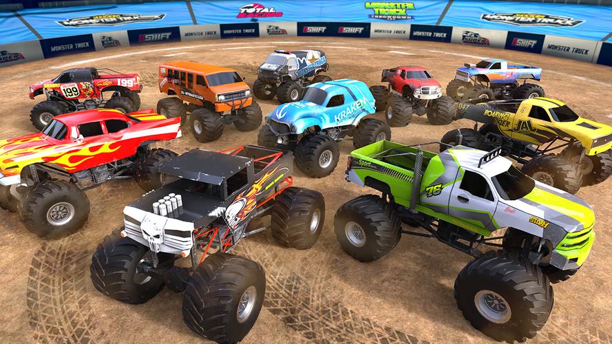 4x4 Monster Truck Racing Games Captura de pantalla 3