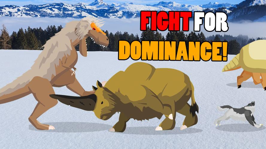 T-Rex Fights Ice Age Beasts 스크린샷 4