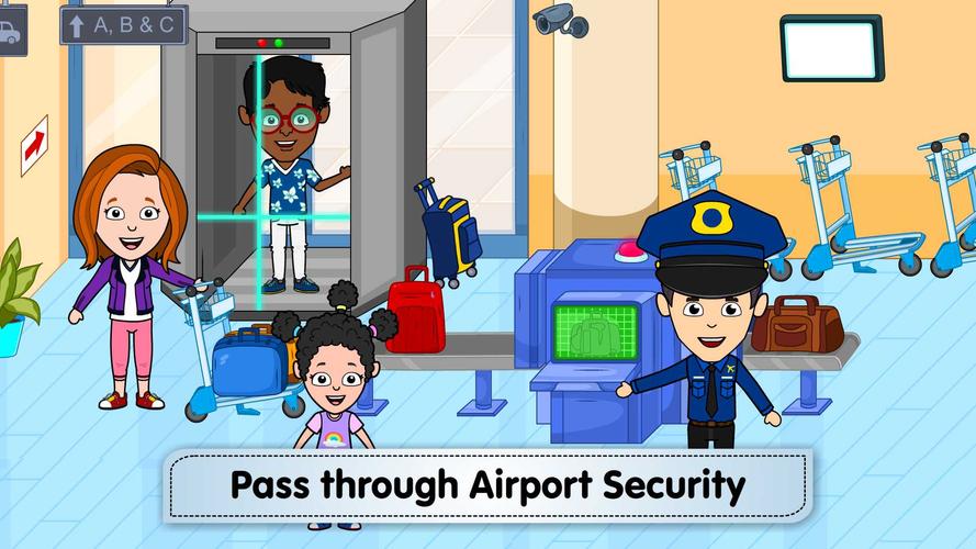 ティジ空港:キッズの私の飛行機ゲーム スクリーンショット 3