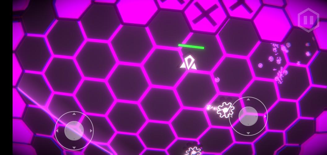 Hexa-Neon Shooter スクリーンショット 2