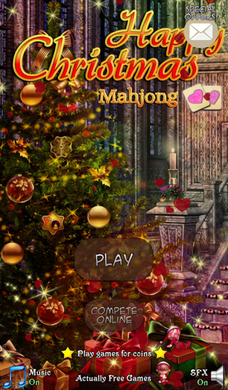 Hidden Mahjong Happy Christmas Screenshot 1