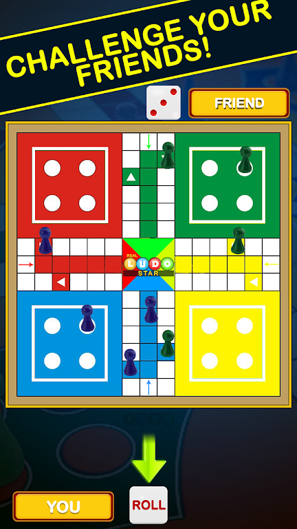 Real Ludo Star King : Board Game ဖန်သားပြင်ဓာတ်ပုံ 3