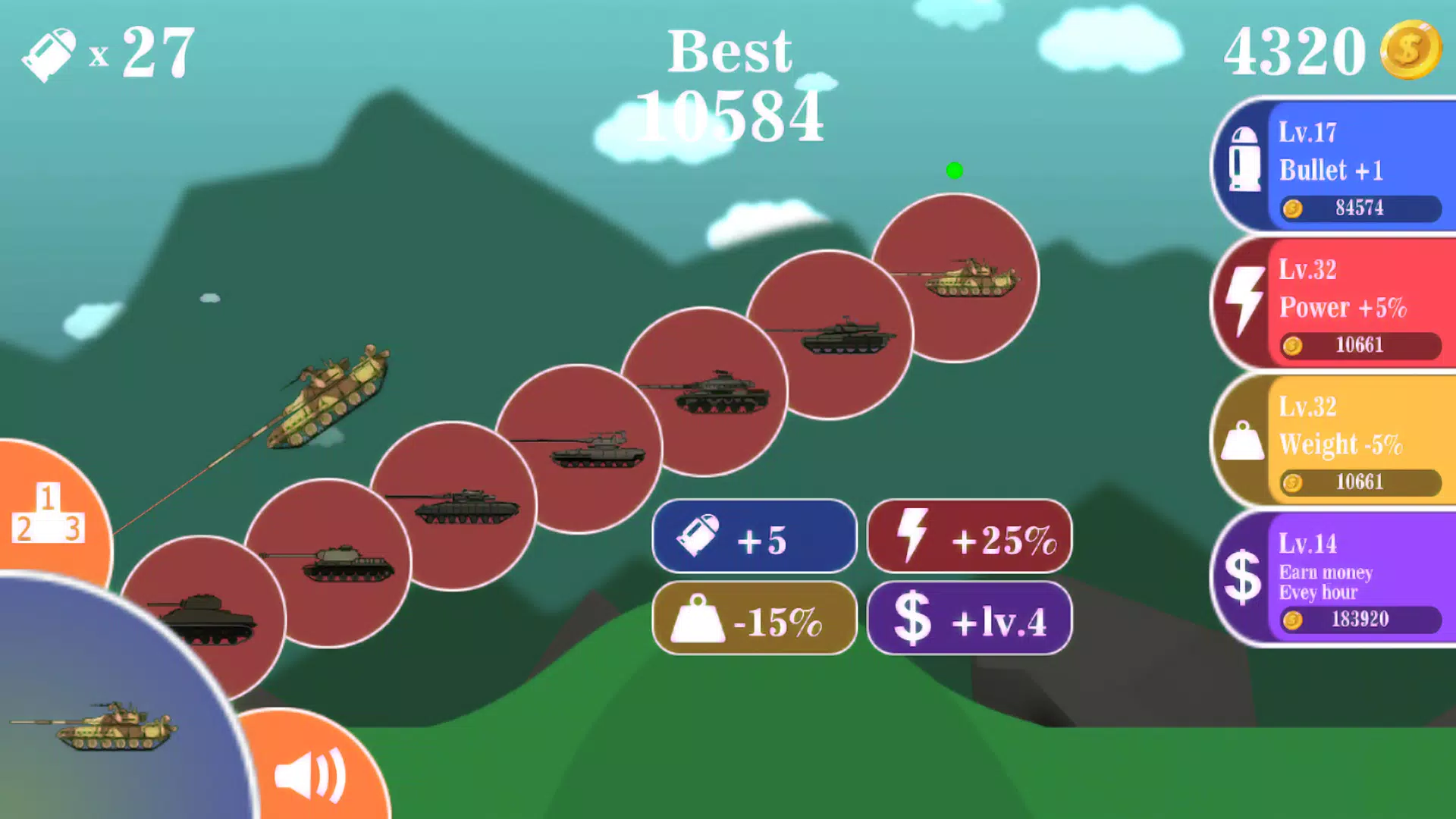 Flip the tank blast shot Screenshot 4