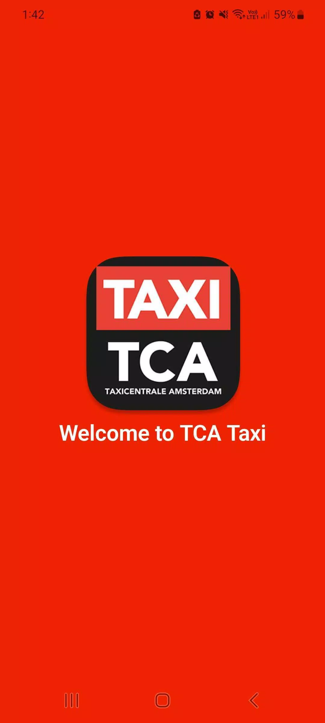 Schermata TCA Taxi 1