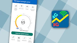 WiFi analyzer, WiFi speedmeter ဖန်သားပြင်ဓာတ်ပုံ 1