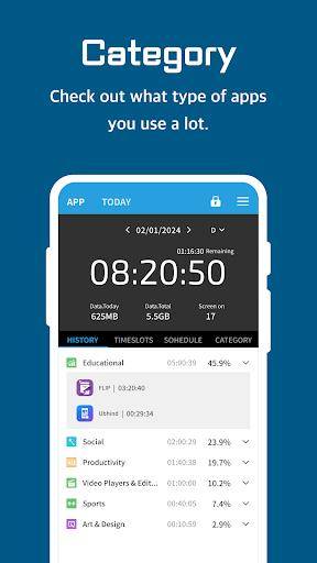 Schermata UBhind: Mobile Time Keeper 4