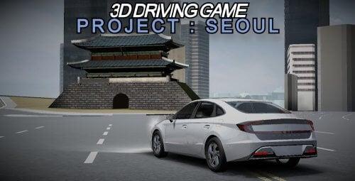 3D Driving Game Project Скриншот 1