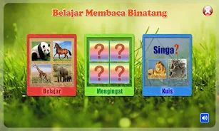 Belajar Membaca Binatang Zrzut ekranu 1