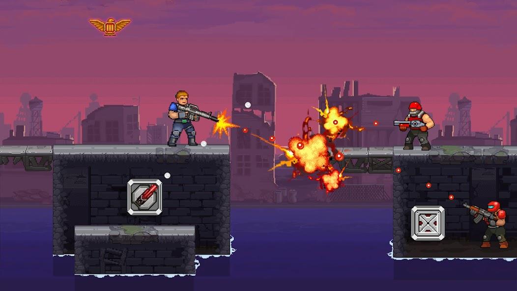 Gun Force Side-scrolling Game Mod Captura de pantalla 3