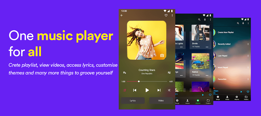 Musikplayer - Audify Player應用截圖第2張