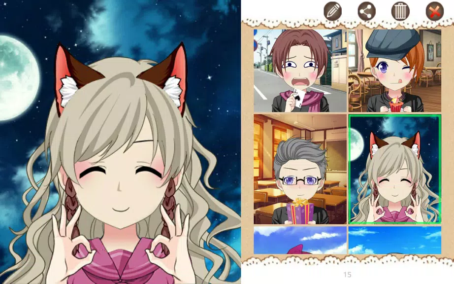 Anime Avatar Studio Captura de pantalla 4