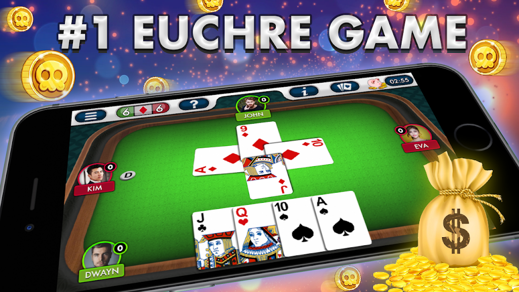 Euchre Plus Capture d'écran 1