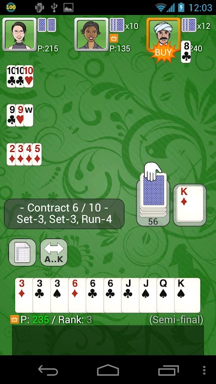Contract / Shanghai Rummy Free Captura de pantalla 2