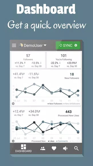 Follower Stats for Instagram Tangkapan skrin 1