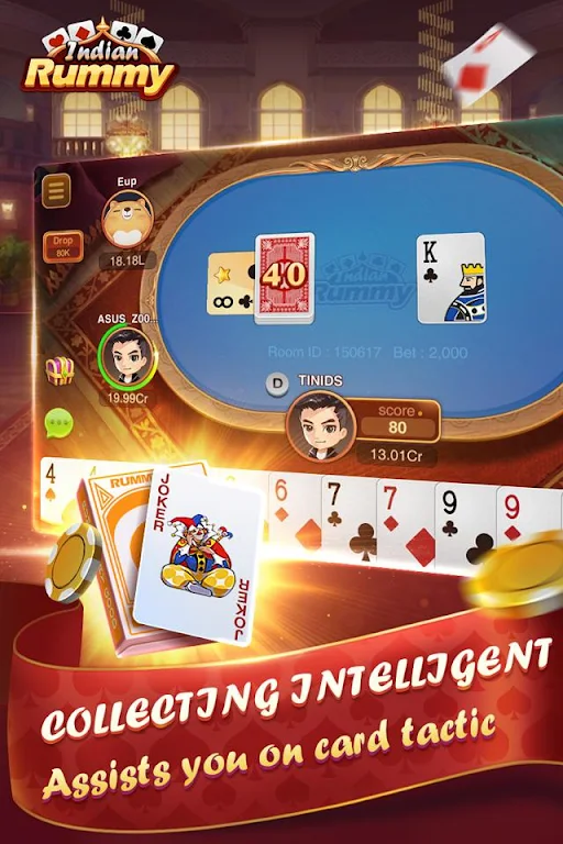 Indian Rummy-free card game online Capture d'écran 3