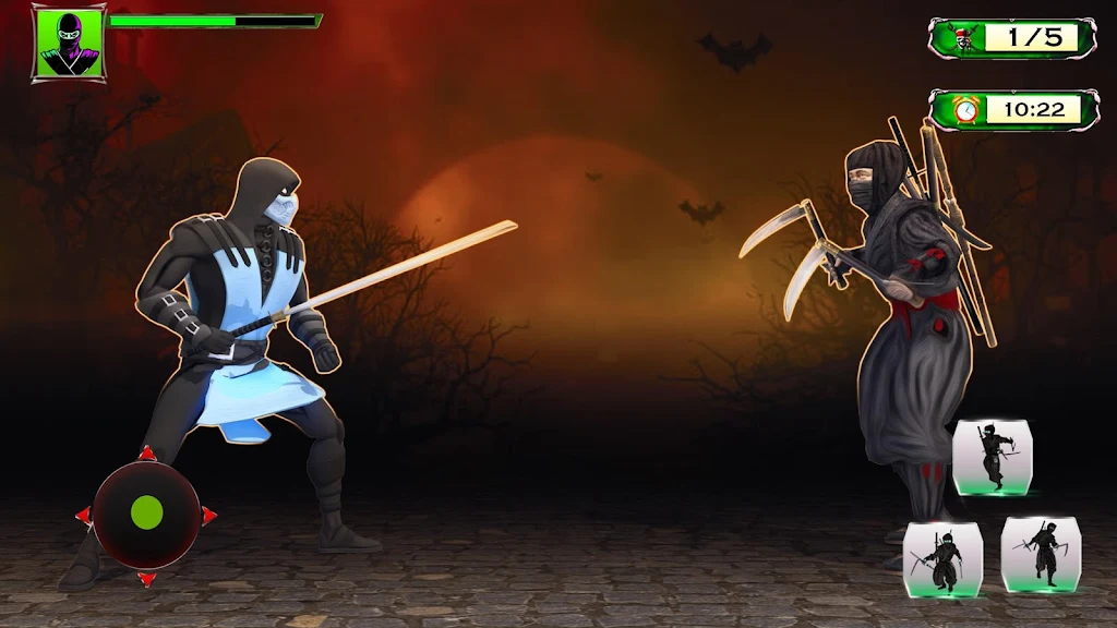 Ninja Hero Assassin Samurai Pirate Fight Shadow Schermafbeelding 4