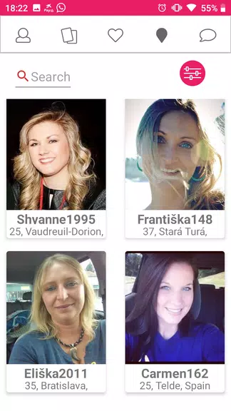 senior dating and chat Captura de pantalla 1