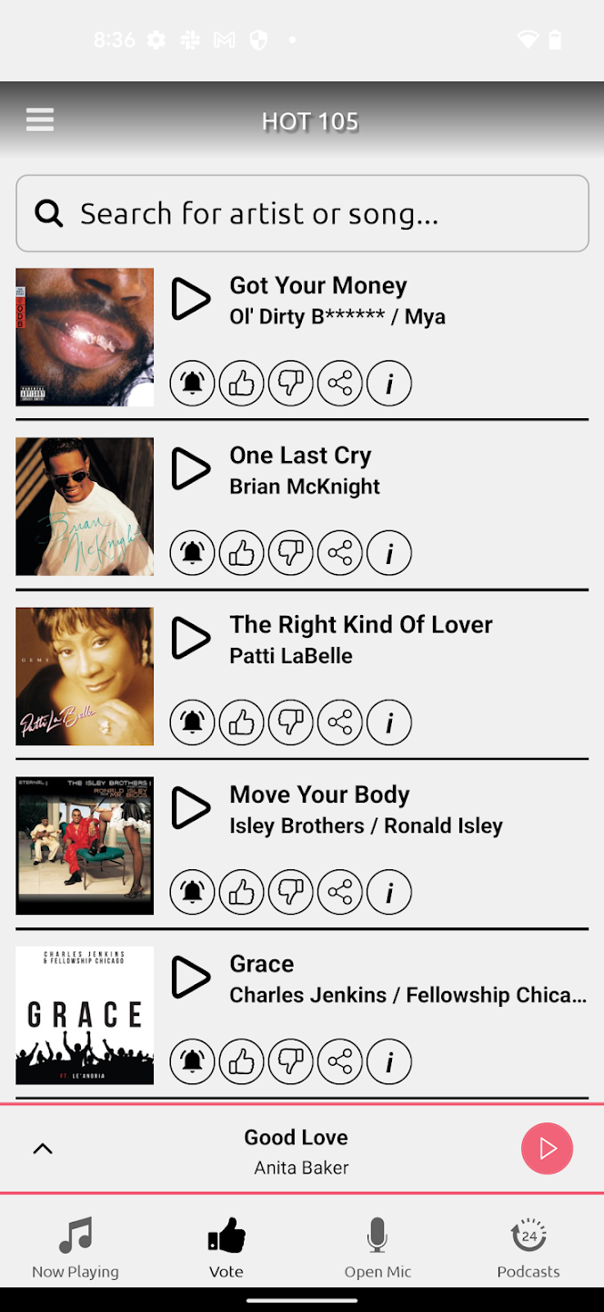 HOT 105 FM Miami Captura de pantalla 1